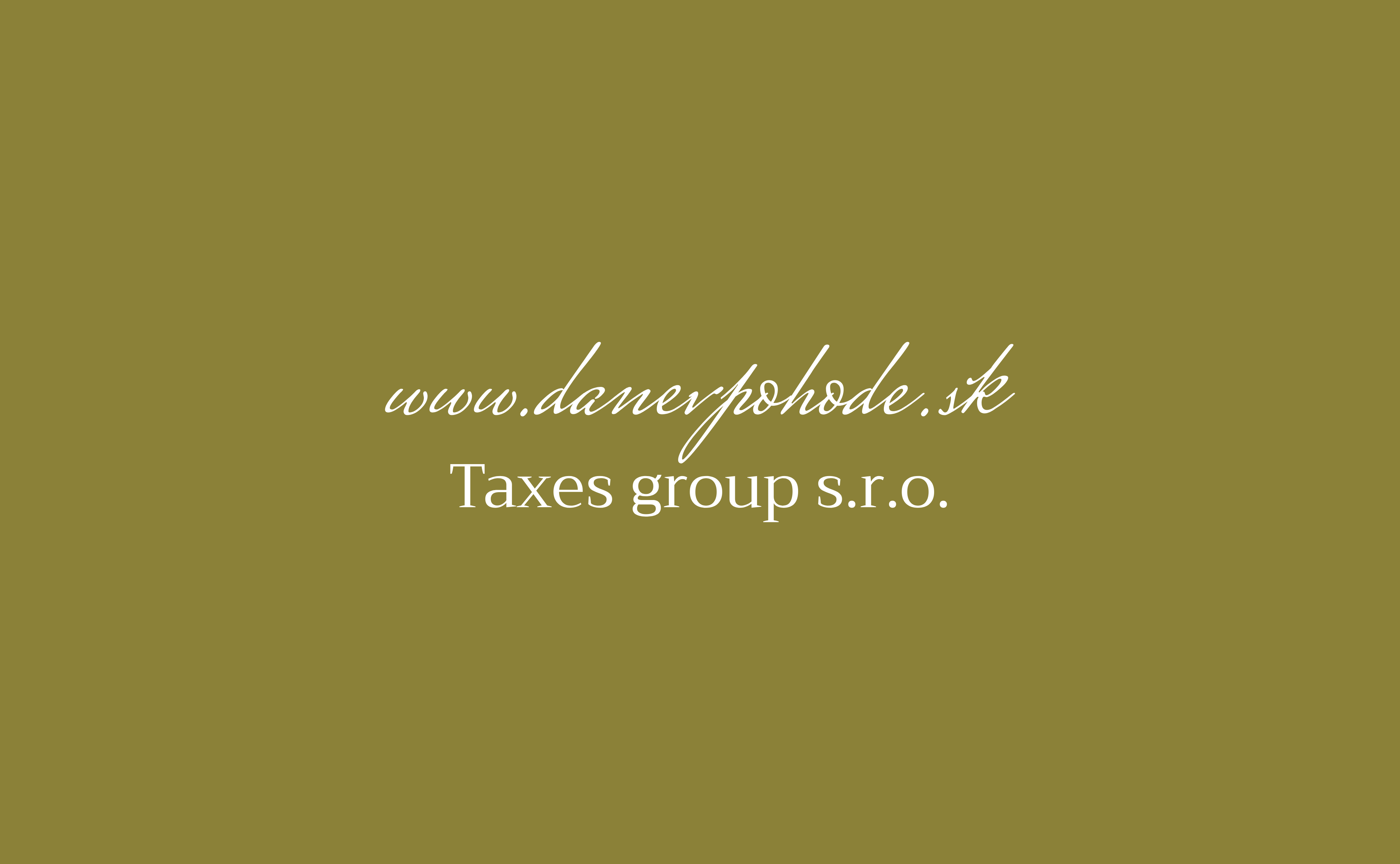 podvojné účtovníctvo , jednoduché účtovníctvo , mzdy , administratíva , poradenstvo  - Kontakty na taxes group sro